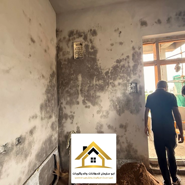 ازالة الرطوبة من الجدران بجده