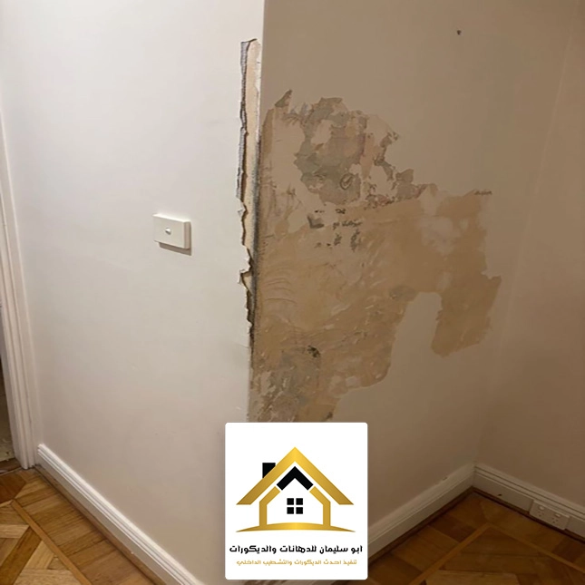 معالجة رطوبة الجدران الداخلية جده