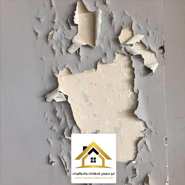 معالجة انتشار رطوبة الجدران بجده