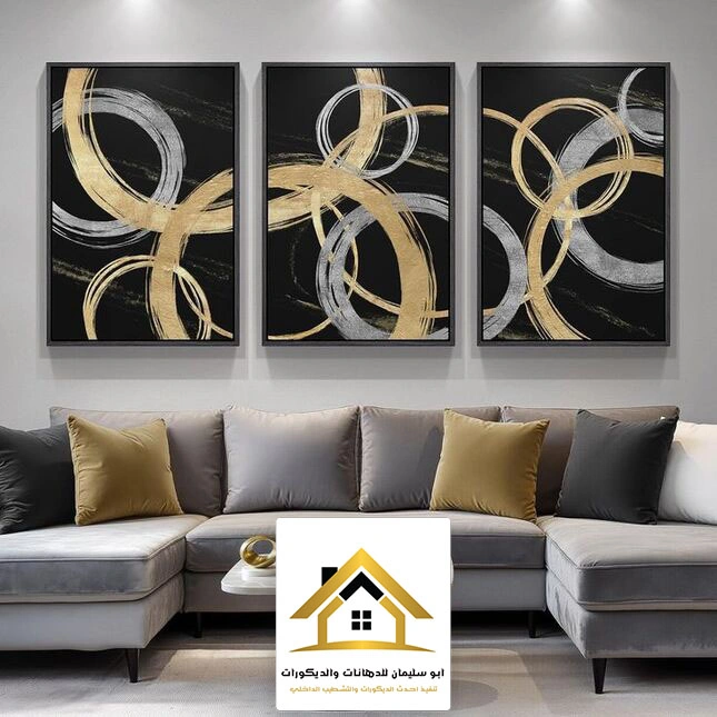 تركيب لوحات جدارية للصاله جدة