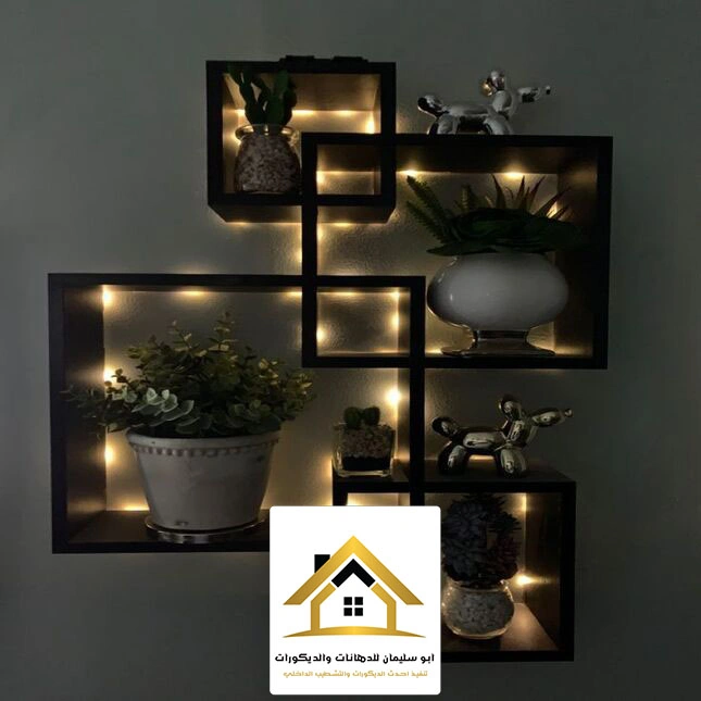 تركيب رفوف حائط جدة