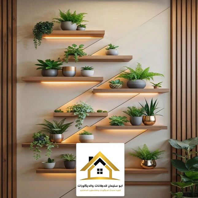 تركيب رفوف خشب جدة