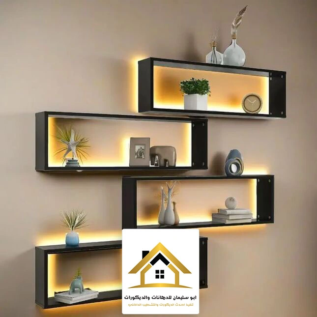 تركيب رفوف خشب جدة